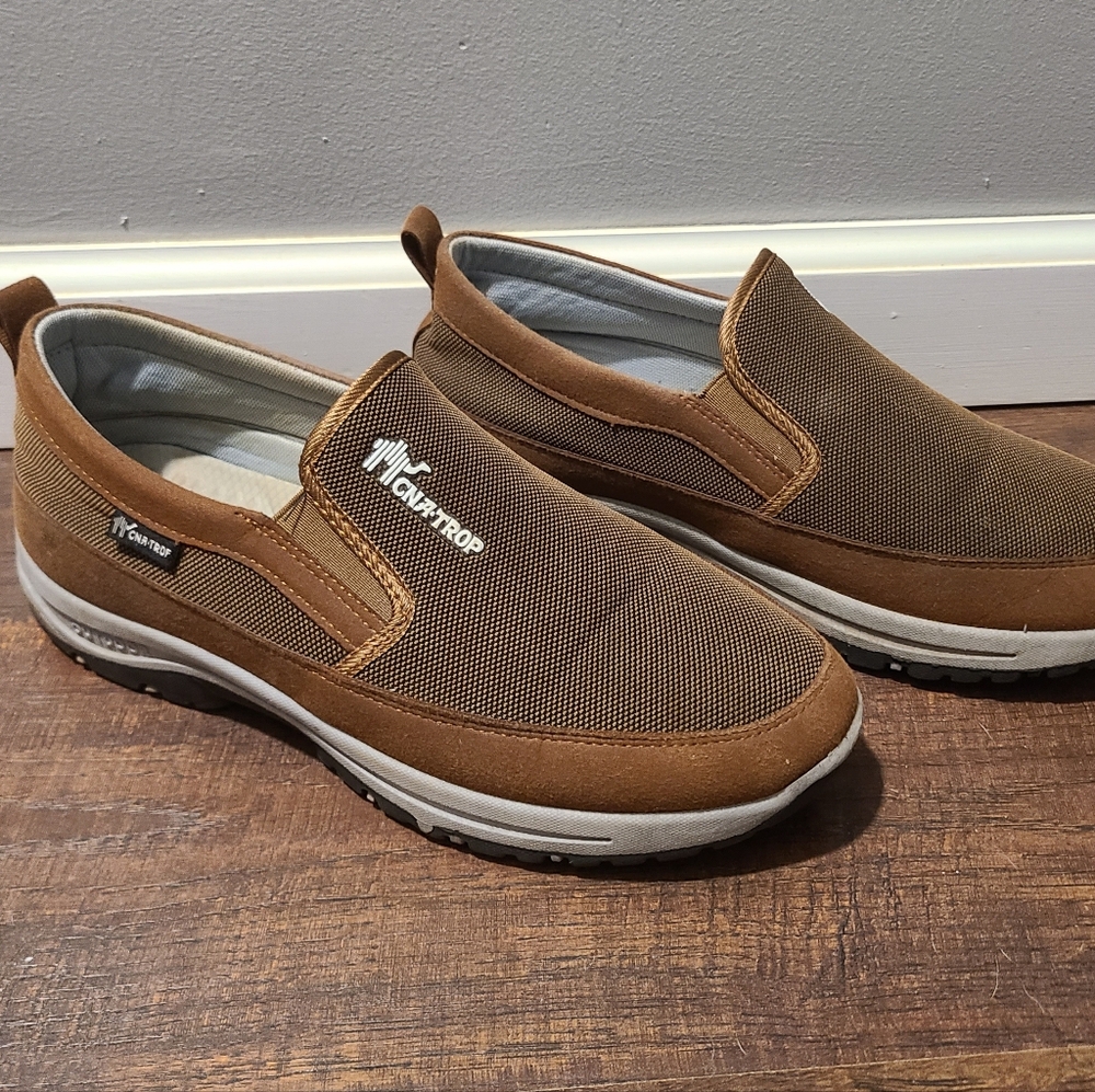 CNA TROP Orthopedic Outdoor Comfort Brown MEN'S Slip On Shoes 45- US: 11/11.5